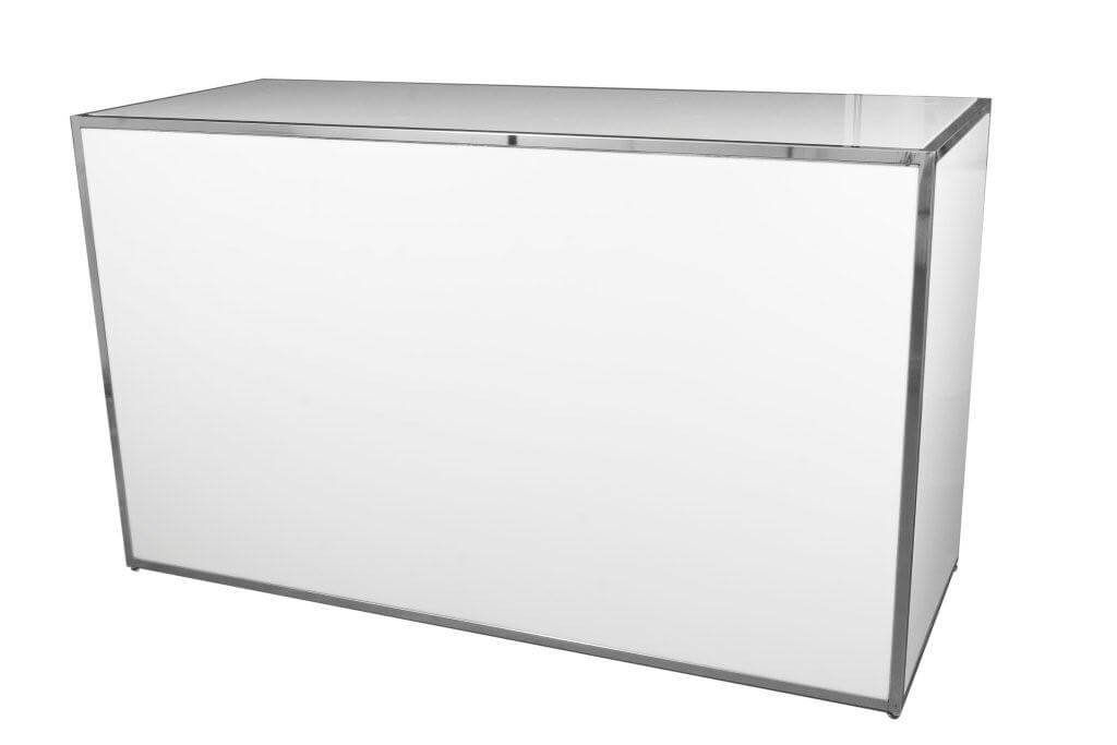 Chrome frame Plexi Bar 6'