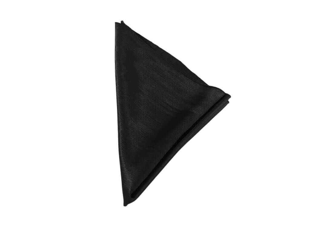 Black Satin Napkins