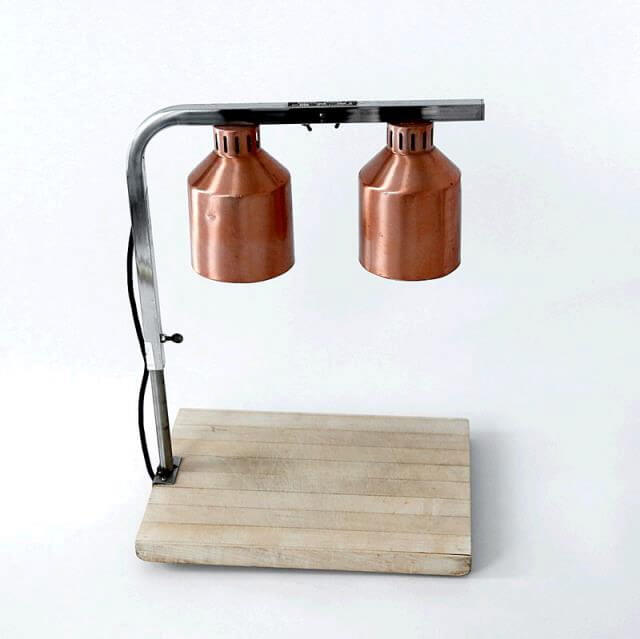 Heat Lamp With Cutting Board