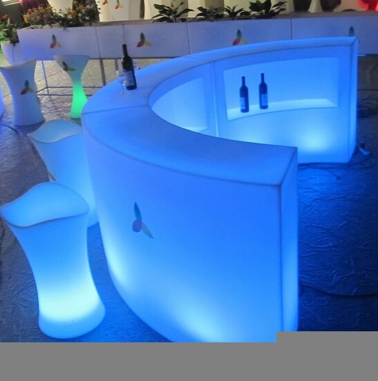 Plexi Quarter Moon Bar