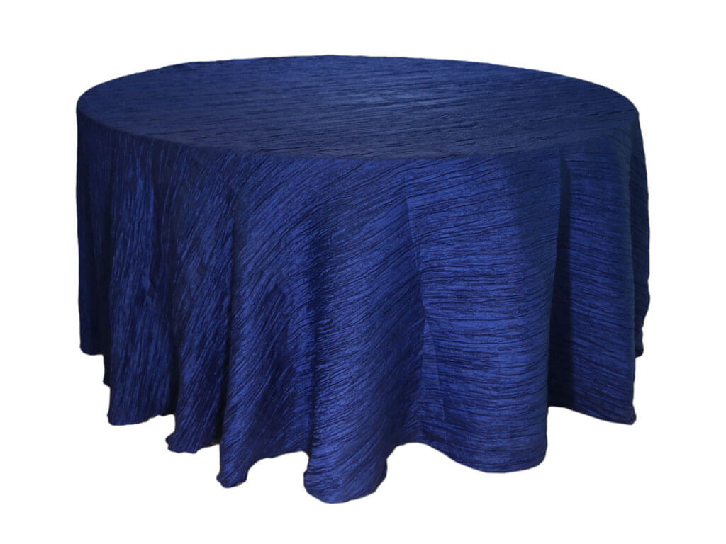 Nappe Bleu Royal Crinkle