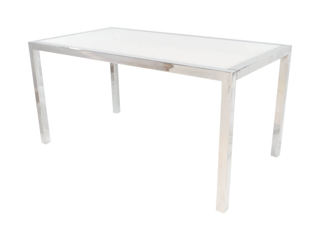 5'x3'Chrome / Plexi Table