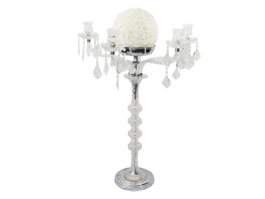 Traditional Crystal Candelabra 5 Branch