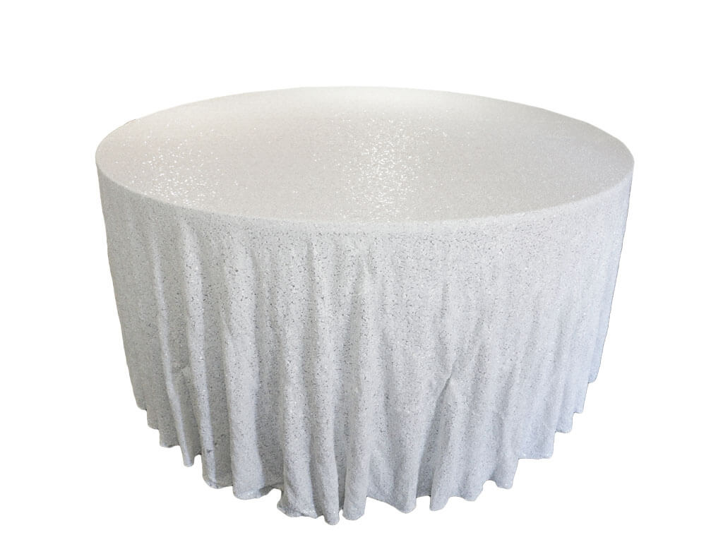 Nappe Paillette Blanc