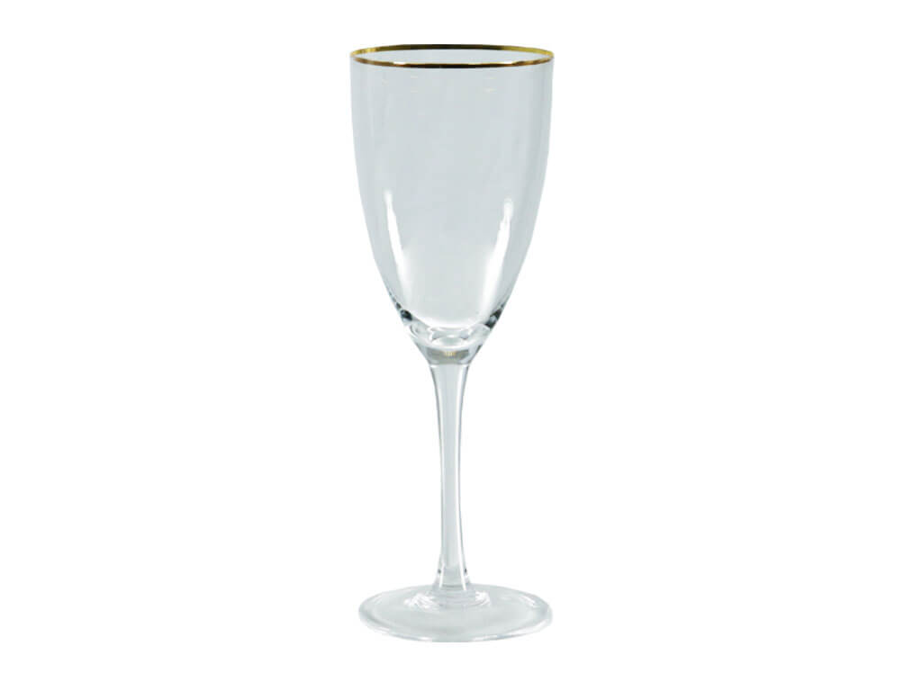 Verre a Vin Or 14oz-bord doré