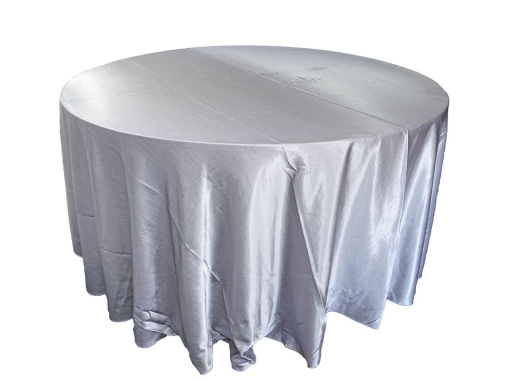 Nappe Satin Argent