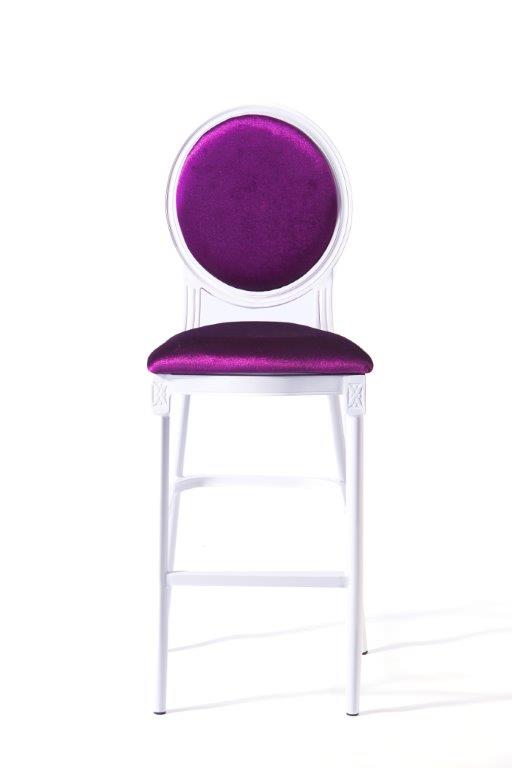 Tabouret Louis Violet