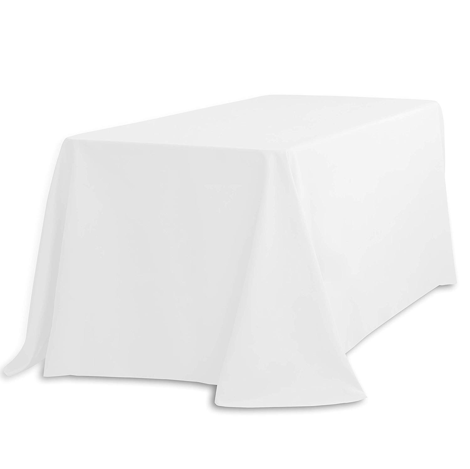 White Rectangular Tablecloth 144x90