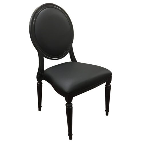 Chaise Louis Noir