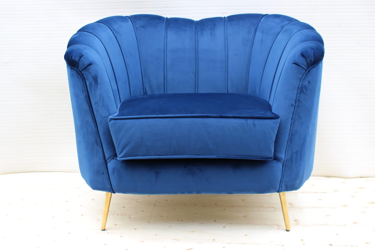 Royal Blue Sofa Armchair