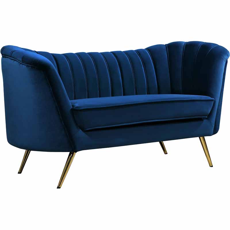 Royal Blue Bijou Loveseat