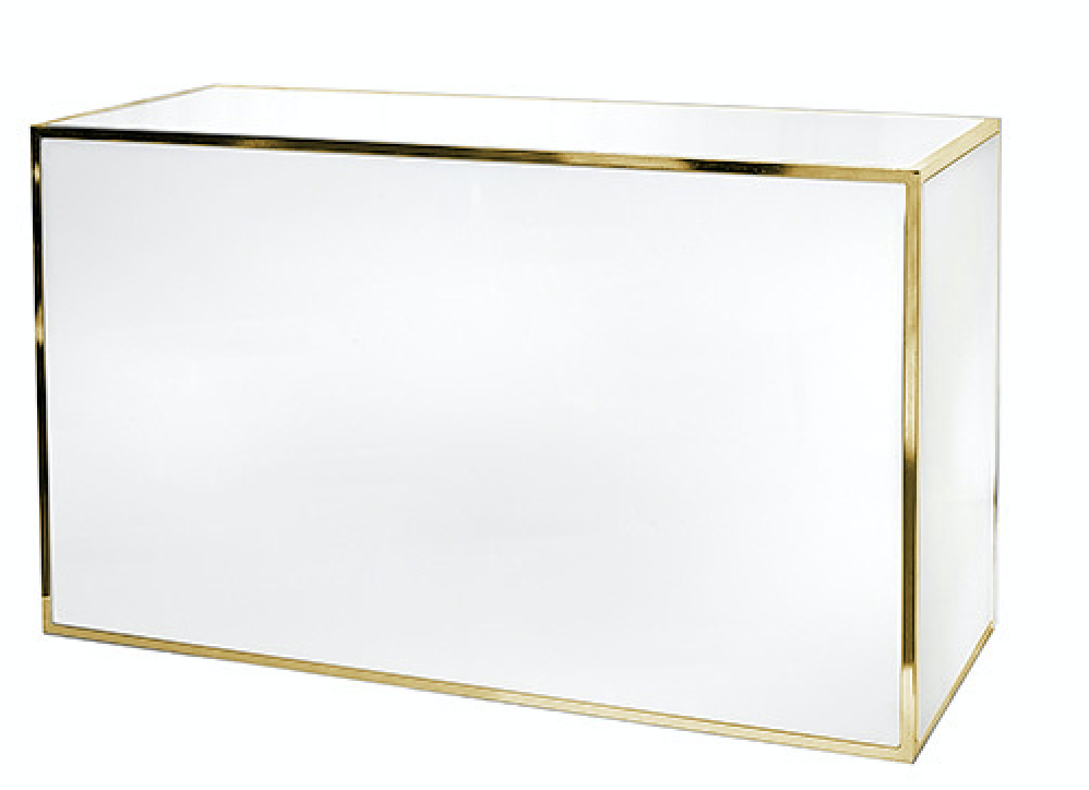 Gold Frame Plexi Bar 6'