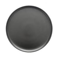 Black Stone Charger Plate