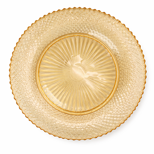 Amber Charger Plate