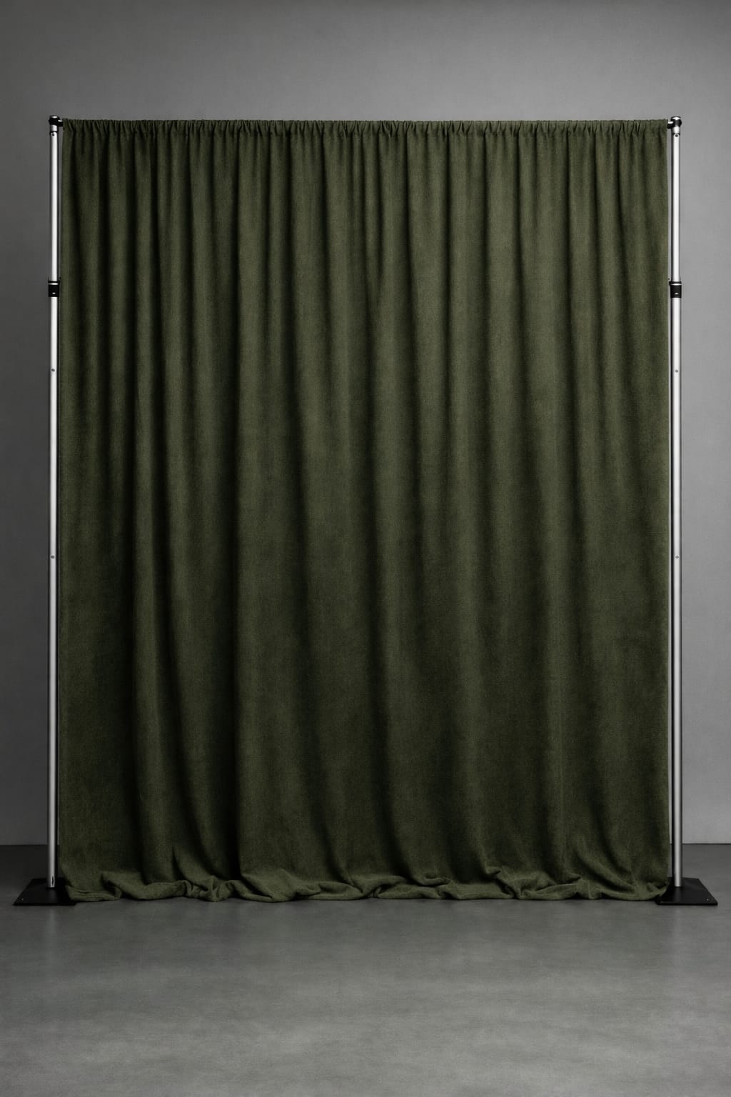 Curtain Velour Olive green