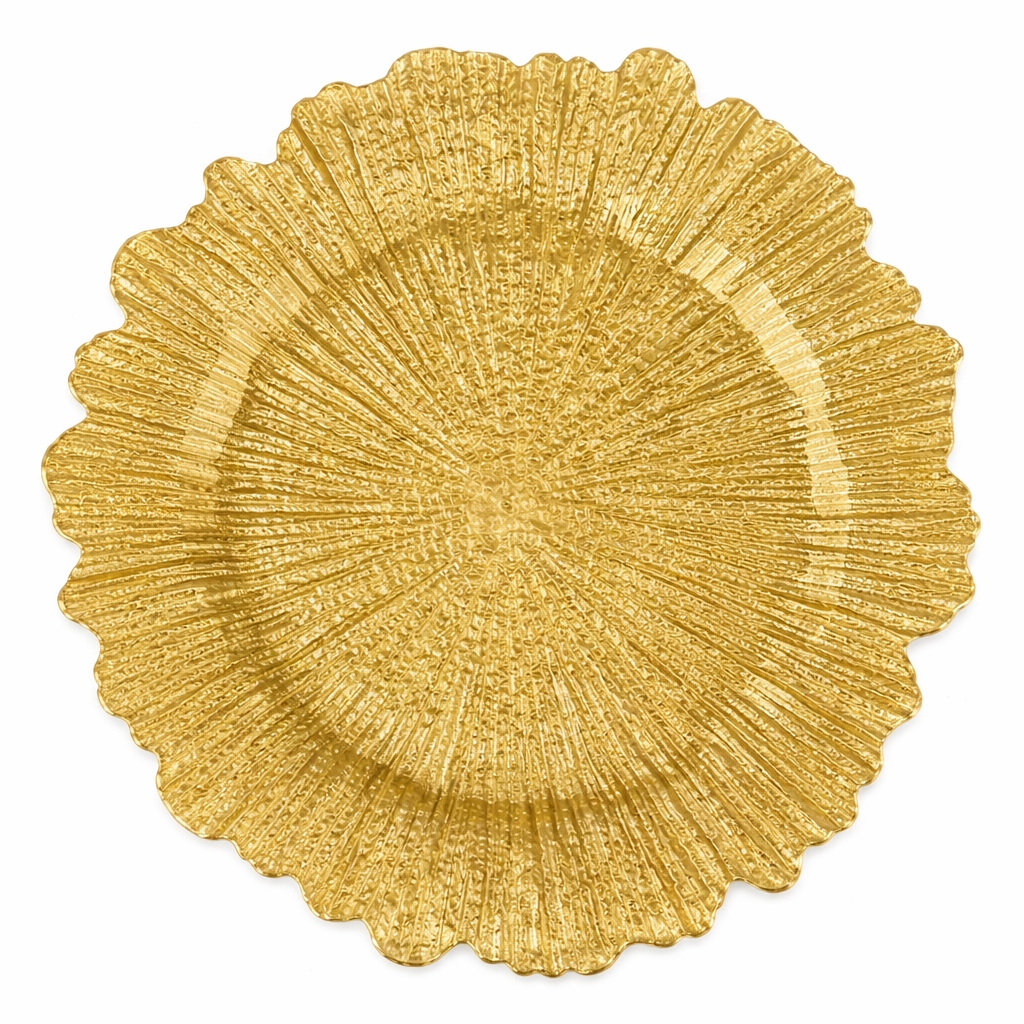 Gold Medallion Charger