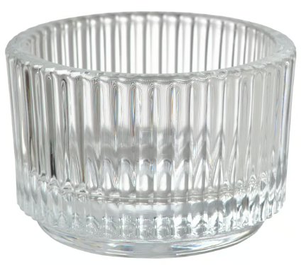 Ribbed tea light