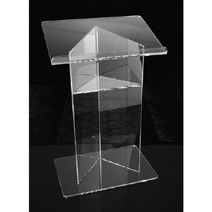 Plexiglass Podium