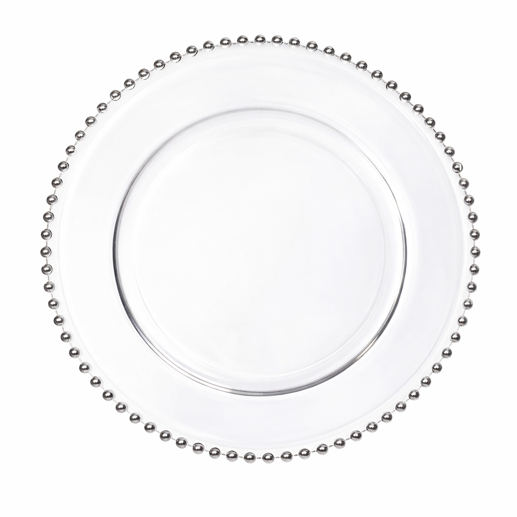 Sous Assiettes Argent Bead