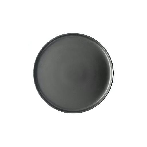 Black Stone Dessert Plate-Matte