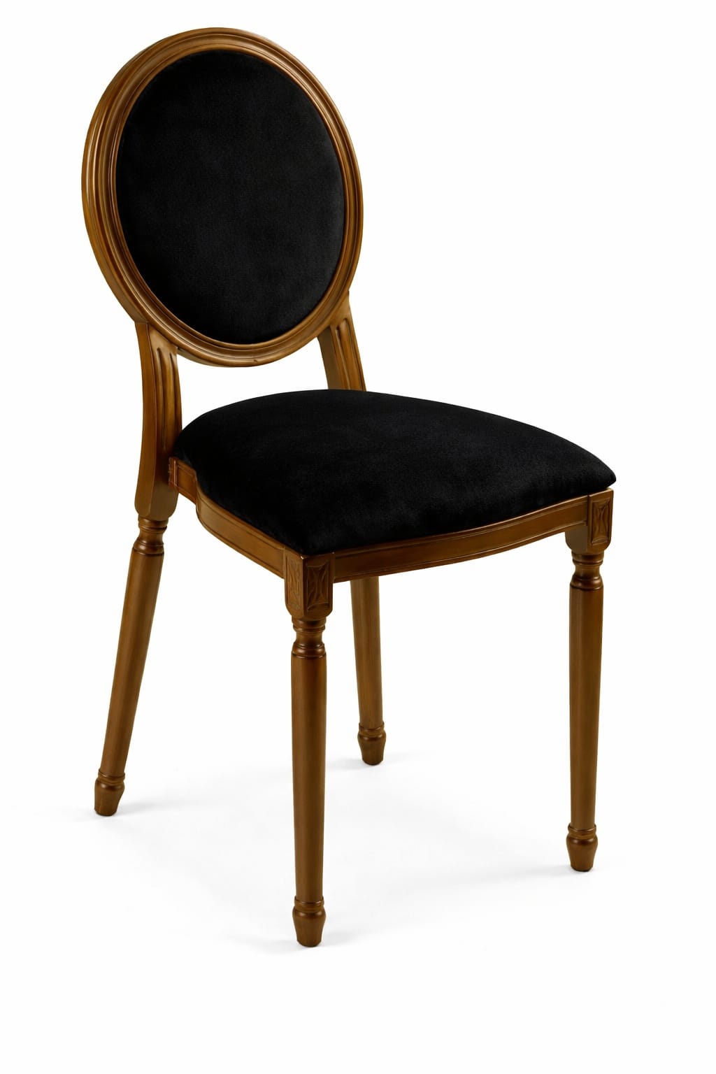 Havana Chair-Black Velour