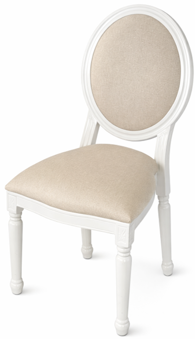 Linen Louis Chair