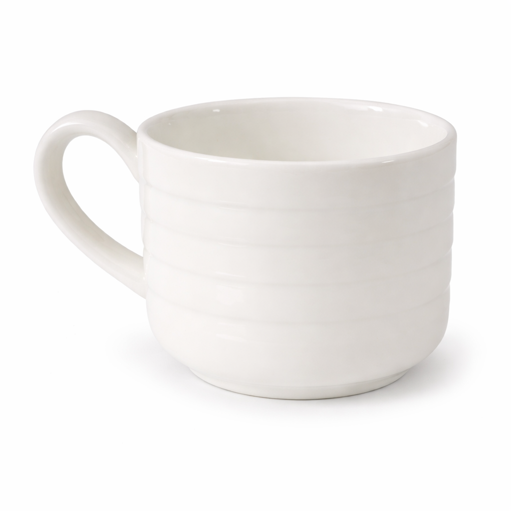 Empire White Coffee Cup