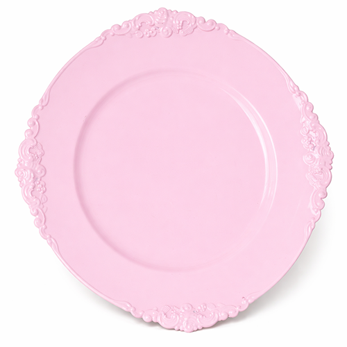Sous-Assiette Rose Baroque