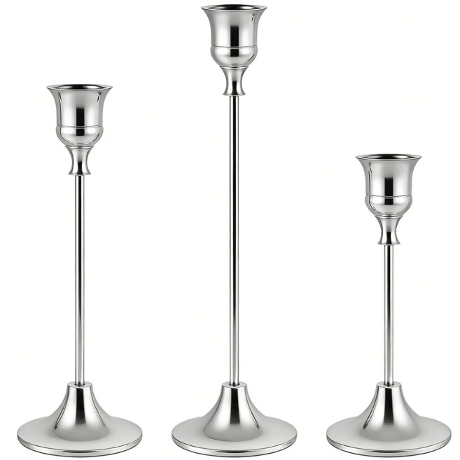 Vintage Silver Candlesticks